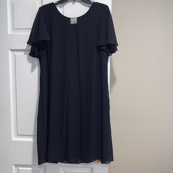 MSK Dresses & Skirts - MSK Dress Navy-Size 16